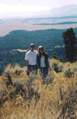 Jim and Jen in Grand Tetons National Park